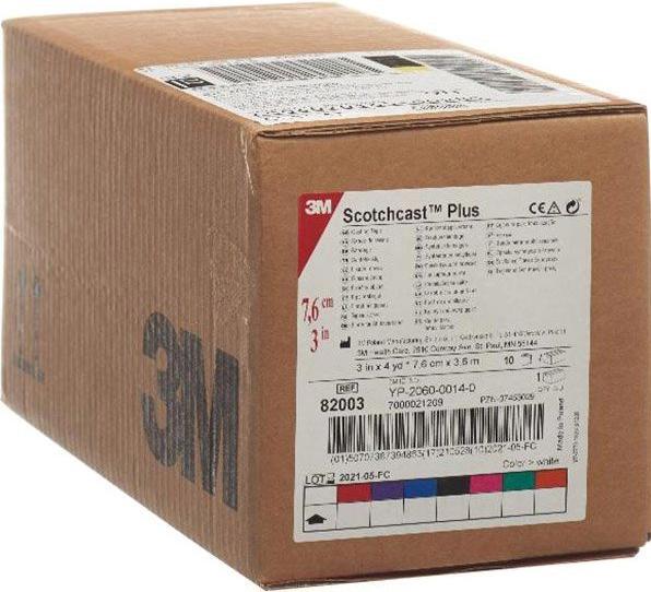 Produktbild 3M Scotchcast Plus 7.5cmx3.65m weiss, 10 Stück