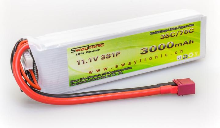 Actual product image Swaytronic LiPo. V35/70 Soft Case TPlug (11.10 V, 3000 mAh)