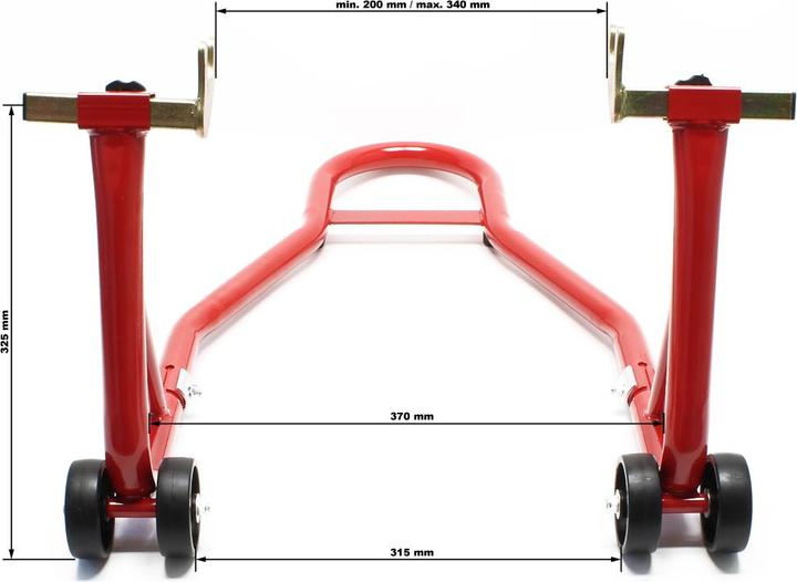 Image du produit Wiltec Béquille de moto