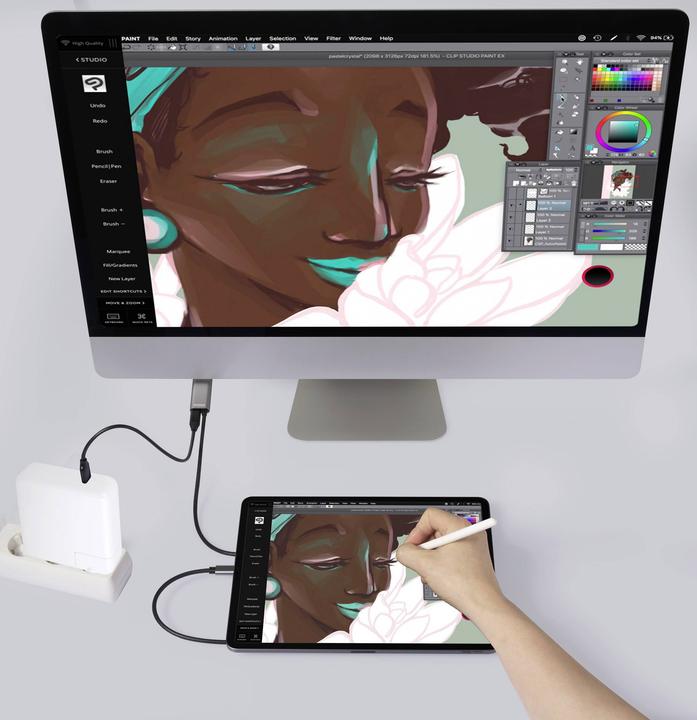 Produktbild SpeaKa Professional USB-C® / HDMI Adapterkabel USB-C® Stecker, HDMI-A Stecker, U (1.50 m)