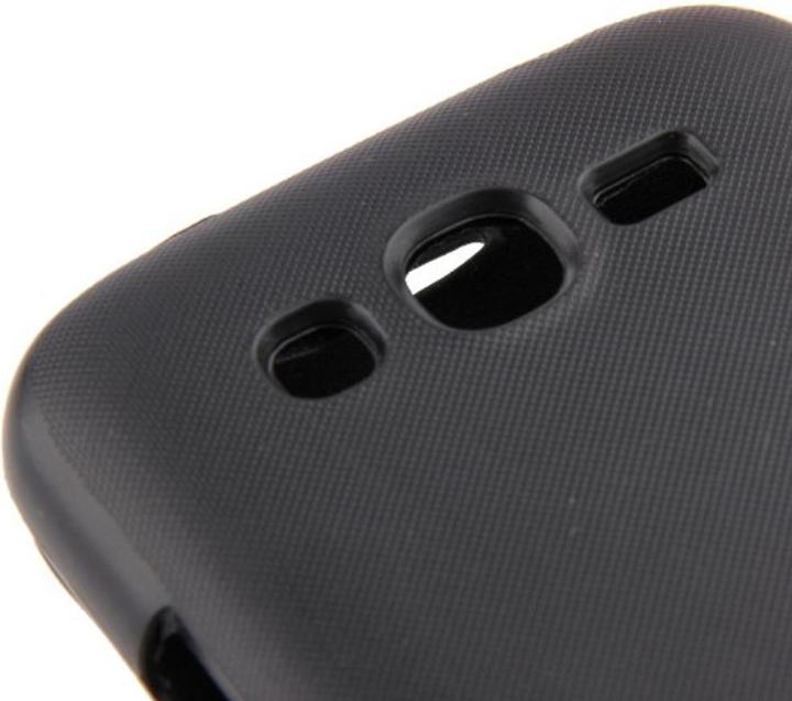 Actual product image König Design Mobile phone cover case for Samsung Galaxy Grand Duos GT I9082 black brushed (Samsung Galaxy Grand DuoS)