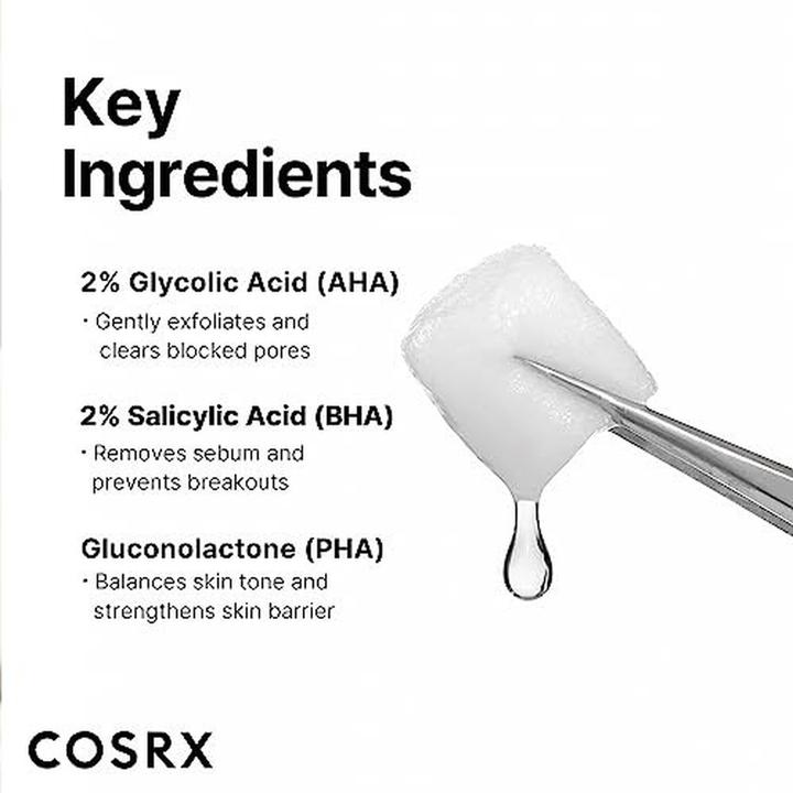 Actual product image Cosrx The AHA 2 BHA 2 Blemish Treatment Serum (30 ml)