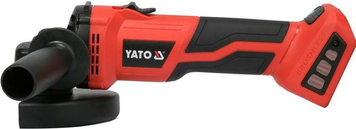 Actual product image Yato Angle Grinder 18v Speed Adjustment Without Battery And Charger (125 mm)