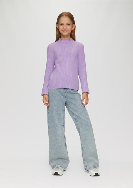 Image du produit s.Oliver Strickpullover Gerippter Strickpullover im Slim Fit (L)