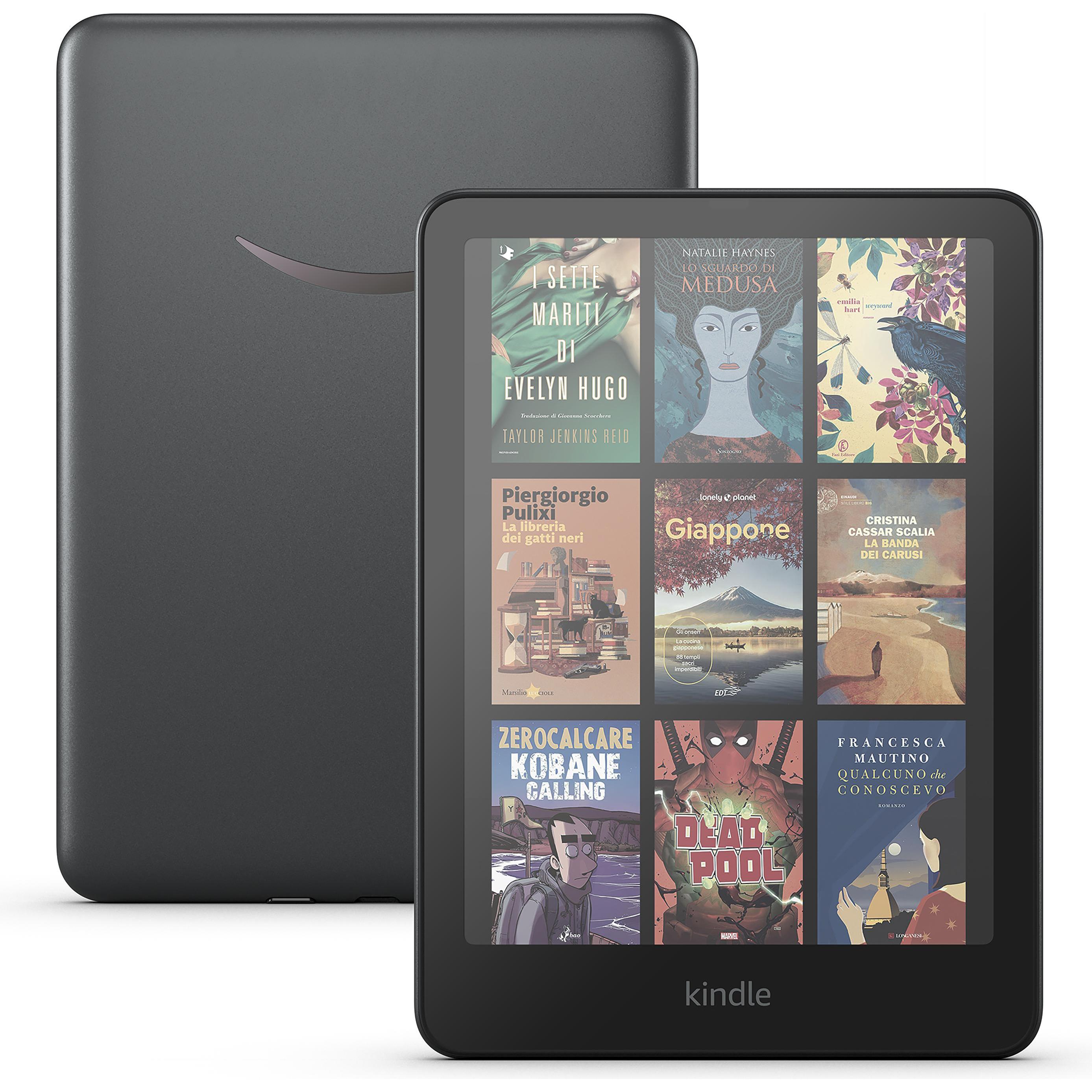 Amazon Kindle Colorsoft Signature (7", 32 GB, Schwarz Metallic), eReader, Schwarz