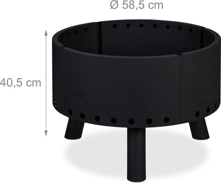 Actual product image Relaxdays Fire bowl (58.50 cm)