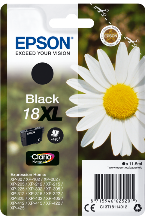 Actual product image Epson 18XL Claria Home (FC)
