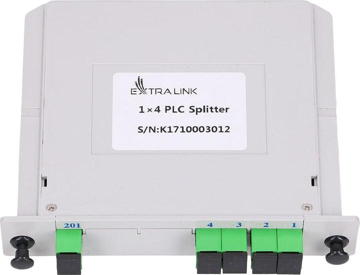 Actual product image Extralink External Ink EXTERNAL INK 1:4 PLC SPLITTER SC/APC JACK TYPE (S/UTP)