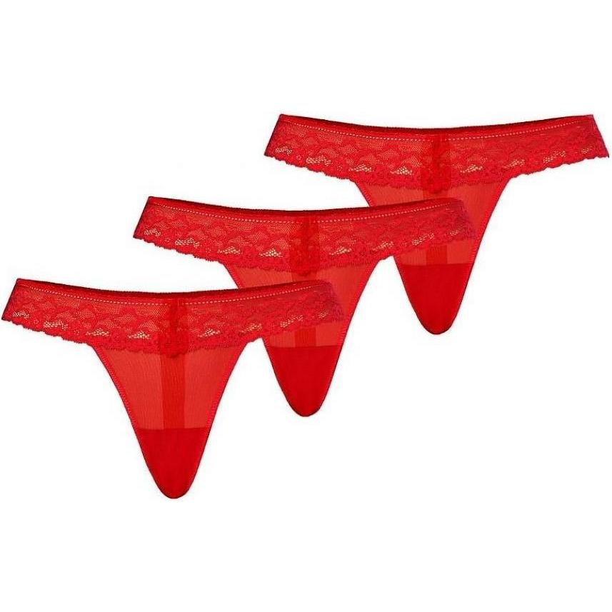 Teyli, Damen, Unterhosen, Set, Rot, (XS)