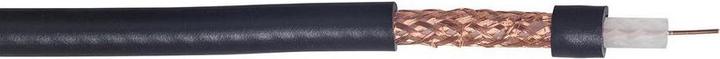 Actual product image RS PRO Coaxial cable, installation cable RG59 75 Ω, 100m, outer ø 6.1mm, black (75 dB, Antenna cable)
