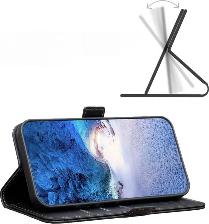 Actual product image Binfen Color Xiaomi Redmi Note 13 5G - BINFEN Flip Case Cover black (Xiaomi Redmi Note 13 5G)