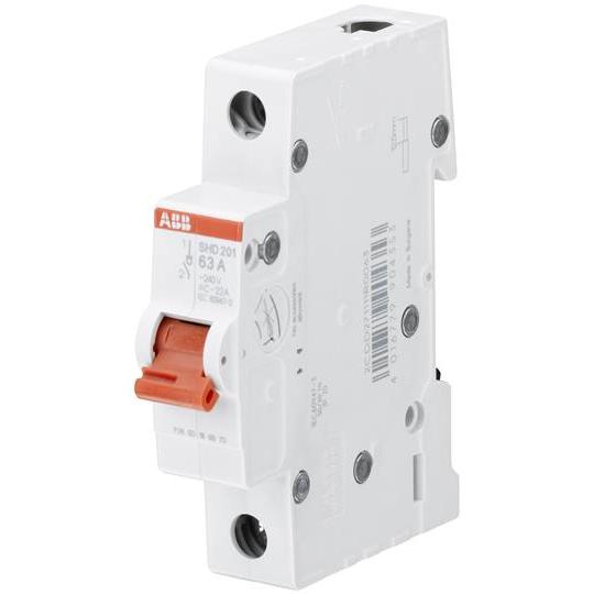 ABB, Schutzschalter, SHD201/63 Lasttrennschalter 1P, 63A 2CDD271111R0063