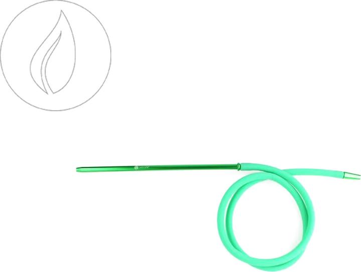 Actual product image Shisha König Mata Leon Silicone Hose Green
