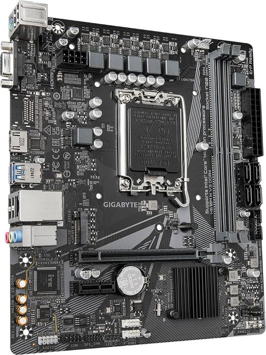 Image du produit Gigabyte MB GBT Intel 1700 H610M H V3 DDR4 (LGA 1700, Intel H610 Express, mATX)