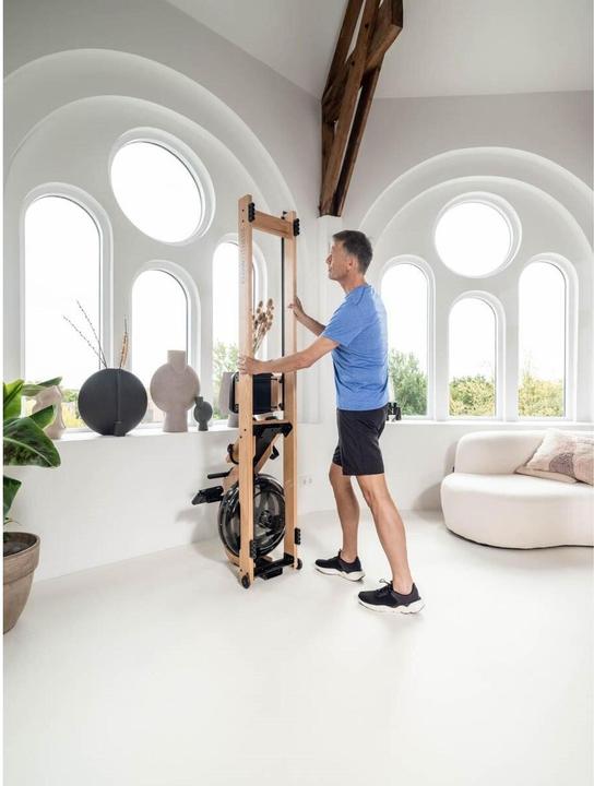 Produktbild Flow Fitness Wasserrudergerät aus Holz "Perform w9i oak"