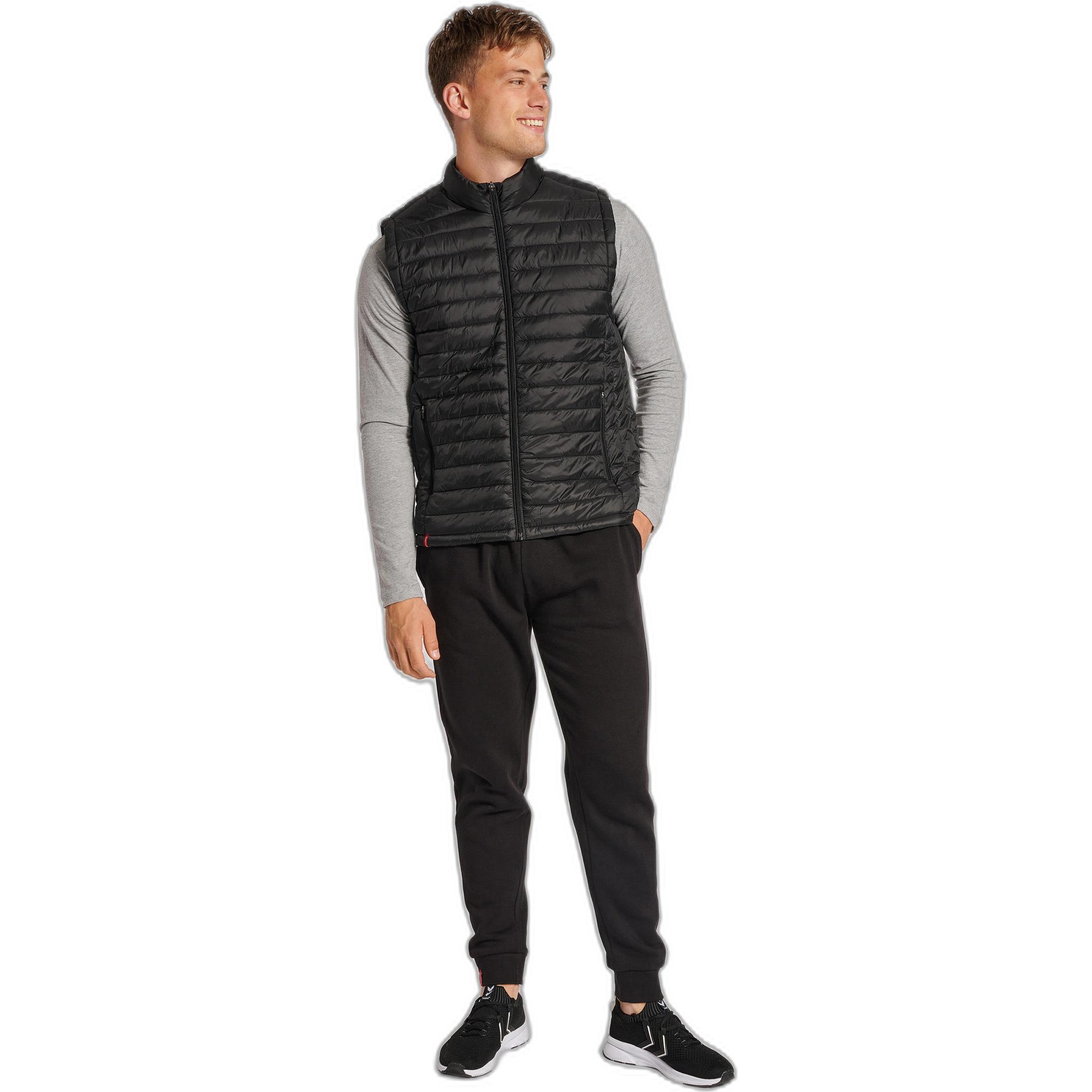 Thumbnail - hummel, Herren, Weste, Red Quilted Waistcoat, Schwarz, (3XL)