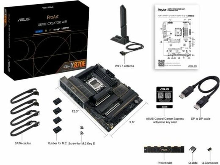Actual product image ASUS ProArt X870E-CREATOR WIFI (AM5, AMD X870E, ATX)