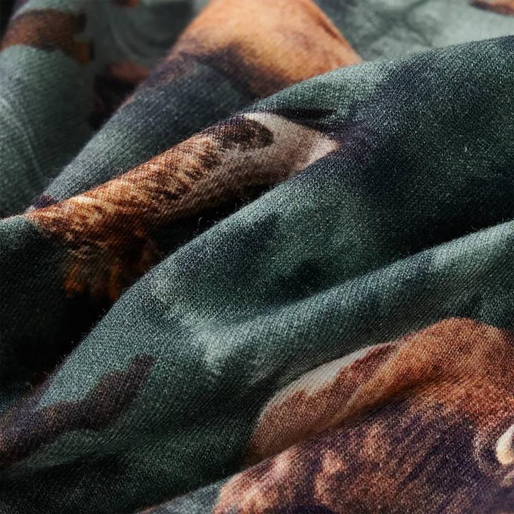 Immagine prodotto VidaXL Felpa da bambino verde scuro 140,Materiale: 95 % cotone (140)