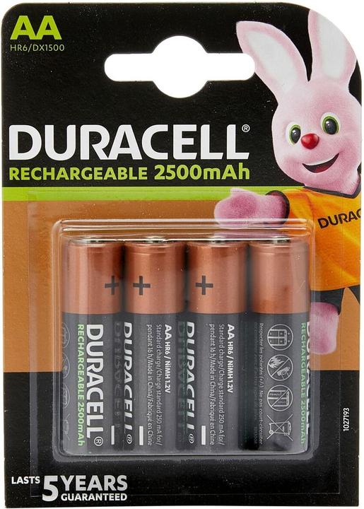 Produktbild Duracell Akku (4 Stk., AA, 2500 mAh)