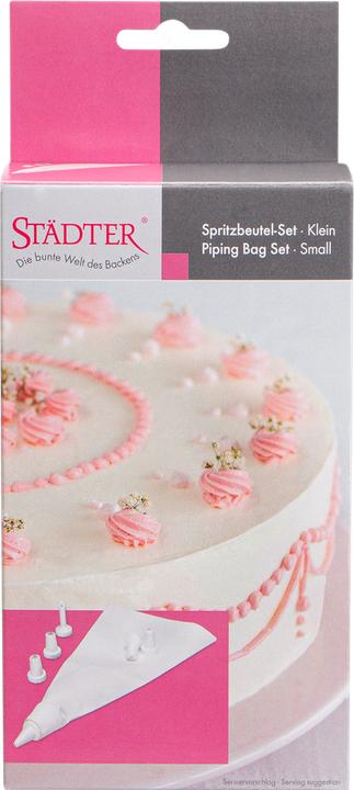 Produktbild Städter Garniertüllen & Spritzbeutel Weiss klein (Spritzbeutel Set)