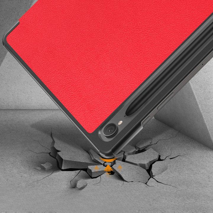 Produktbild Cover-Discount Galaxy Tab S9 - Tri-fold Smart Case rot (Galaxy Tab S9)