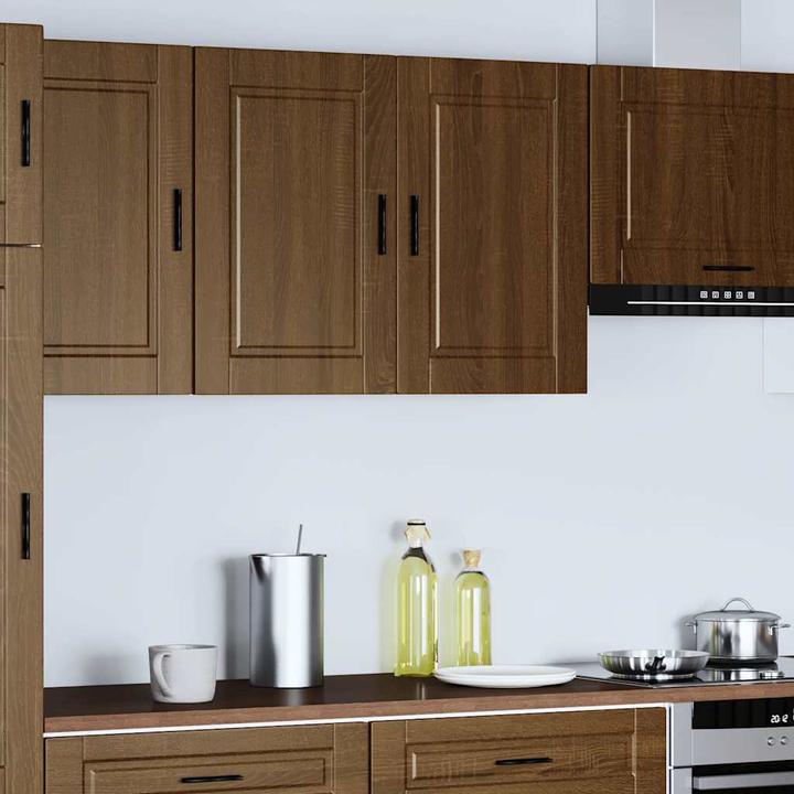 Immagine prodotto VidaXL Parete attrezzata per cucina Porto Brown in legno ingegnerizzato effetto rovere (80 x 31 x 60 cm)