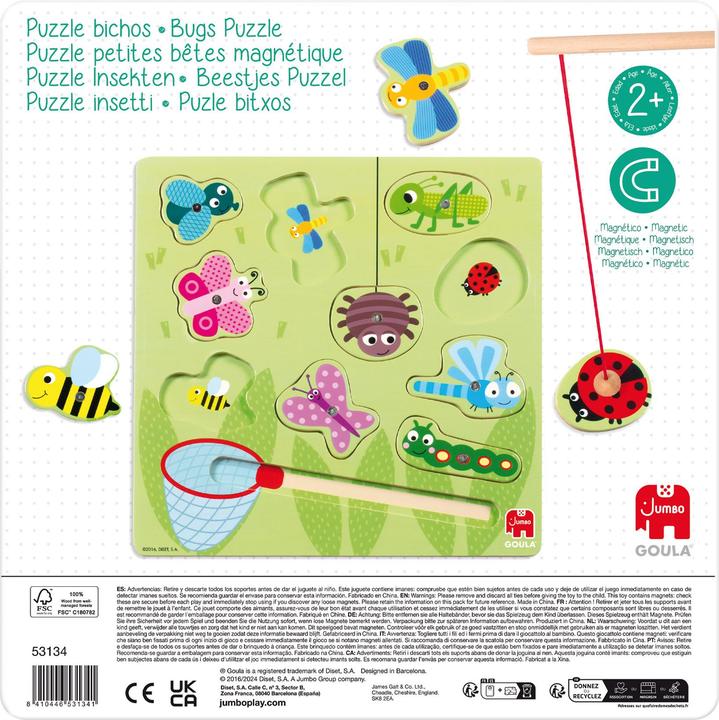 Image du produit Goula la pêche aux insectes-puzzles