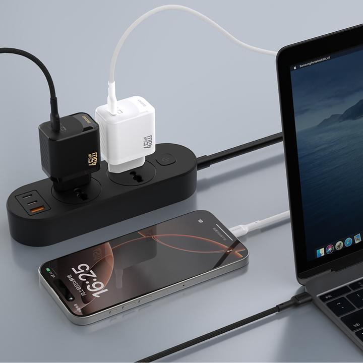 Productafbeelding Dudao A28EU 45W GaN Charger White (45 W)
