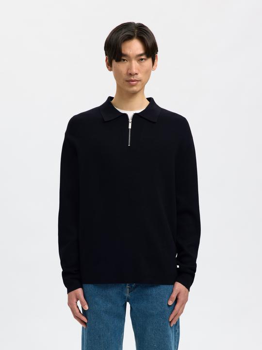 Produktbild Selected Slhteller Fn Relaxed Half Zip Polo Noos (M)