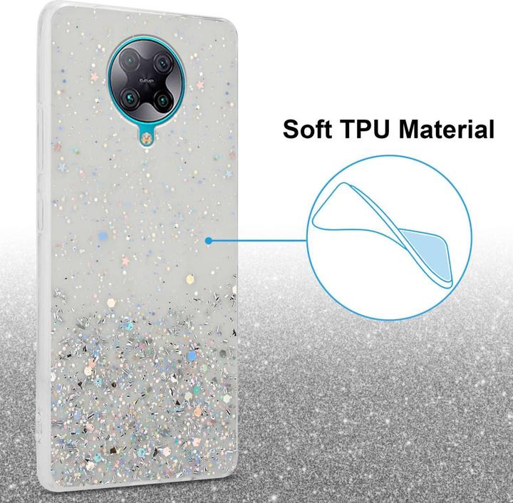 Actual product image Cadorabo Bumper Case for Xiaomi POCO F2 PRO TPU funkelnder Glitter (Xiaomi Poco F2 Pro)