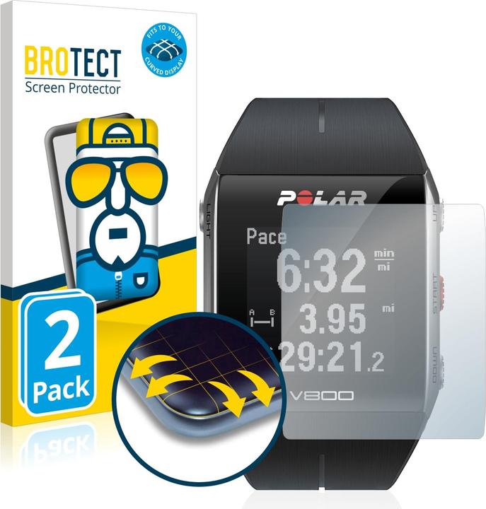 Productafbeelding BROTECT Volledig bedekkende screen protector (V800)