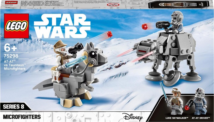 LEGO AT-AT vs Tauntaun Microfighters (75298, LEGO Star Wars)