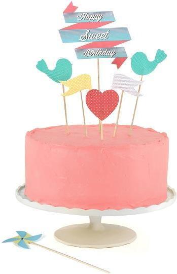 Doiy Cake Toppers, décoration pour gâteau, sweet