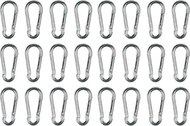 Benson Mini-Karabiner-Set, 24-tlg., 5 x 50 mm