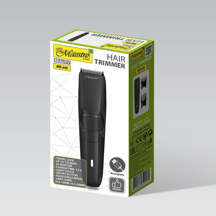 Actual product image Maestro Trymer do włosów USB MR-640