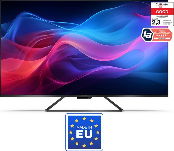 Image du produit Sharp 50GR8265E | 50" | Smart TV | Google TV | 4K Ultra HD (50", GR8, QLED, 4K)