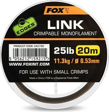 Immagine prodotto Fox Edges Link Trans Khaki Mono – 20m (0.53 mm)
