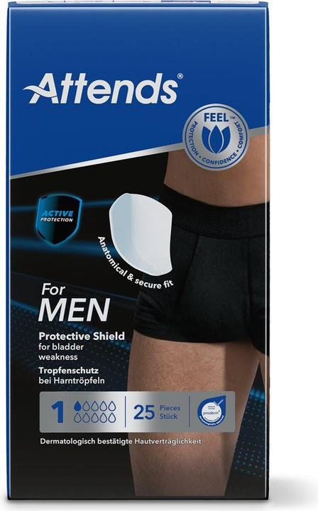 Actual product image Attends Man insert (25 x)