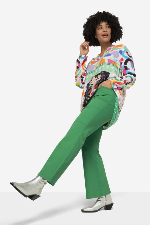 Image du produit Angel of Style Jean 5 poches coloré à jambe large (48)