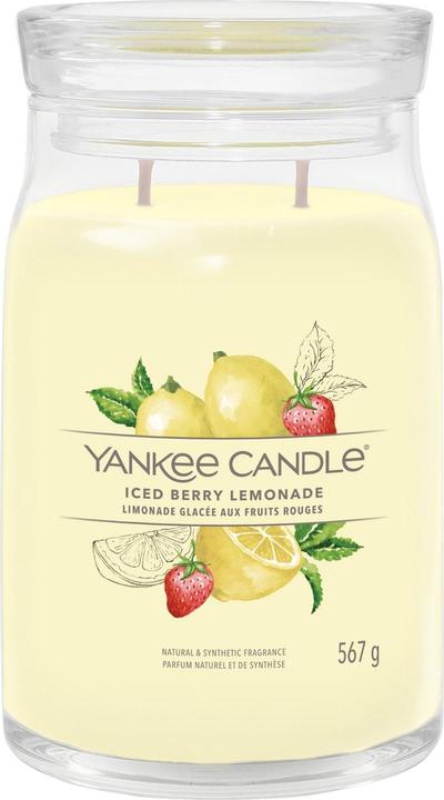Image du produit Yankee Candle Duftkerze Iced Berry Lemonade Signature Large Jar