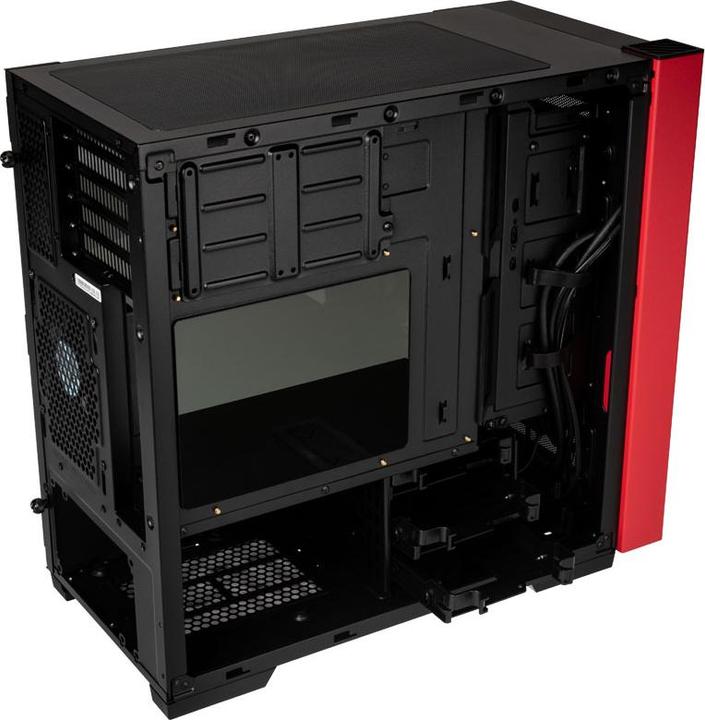 Produktbild Silverstone Tower SST-RL08BR-RGB schw./rot (Mini-DTX, Mini-ITX)