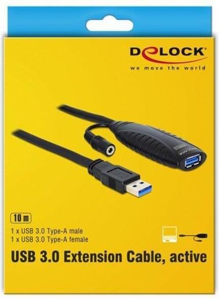 Actual product image Delock Active USB 3.0 extension cable (10 m, USB 3.0)