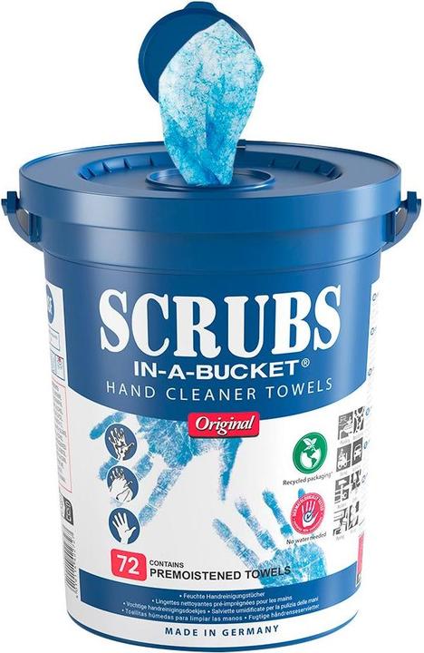 Actual product image 0 Hand cleaning wipes SCRUBS IN-A-BUCKET (1205 g)