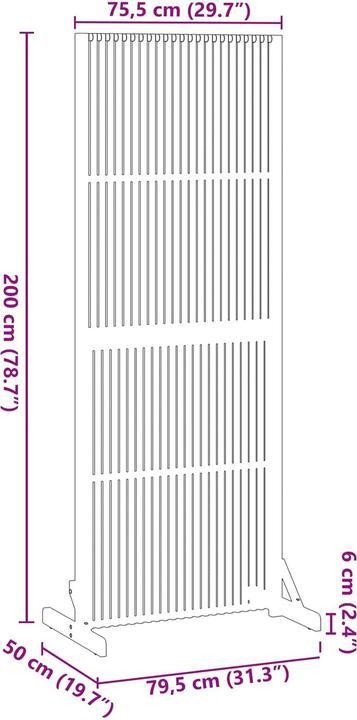 Immagine prodotto vidaXL Raumteiler