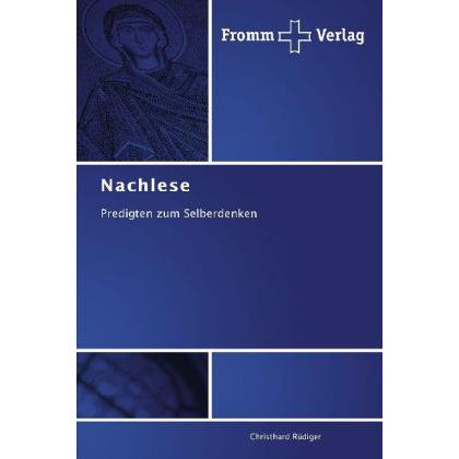 Nachlese, Fachbücher von Christhard Rüdiger