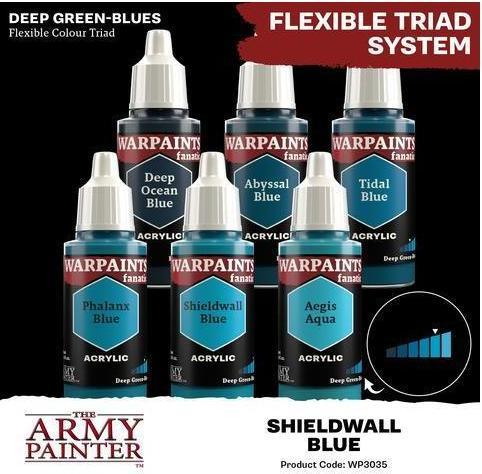 Produktbild The Army Painter Farbe Warpaints Fanatic: Shieldwall Blue 18 ml