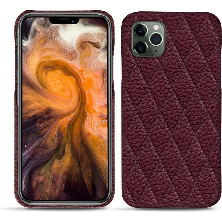 Noreve Lederschutzhülle (Apple iPhone 11 Pro Max), Smartphone Hülle, Violett