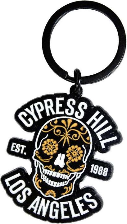 Actual product image Cypress Hill Los Angeles 1988 Enamel Keyring