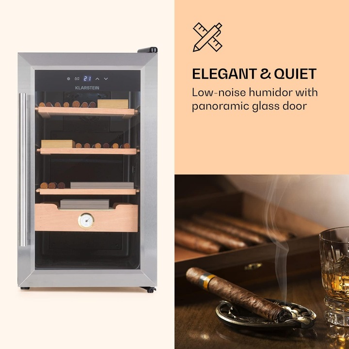 Actual product image Klarstein Zigarren Humidorschrank - El Presidente 48