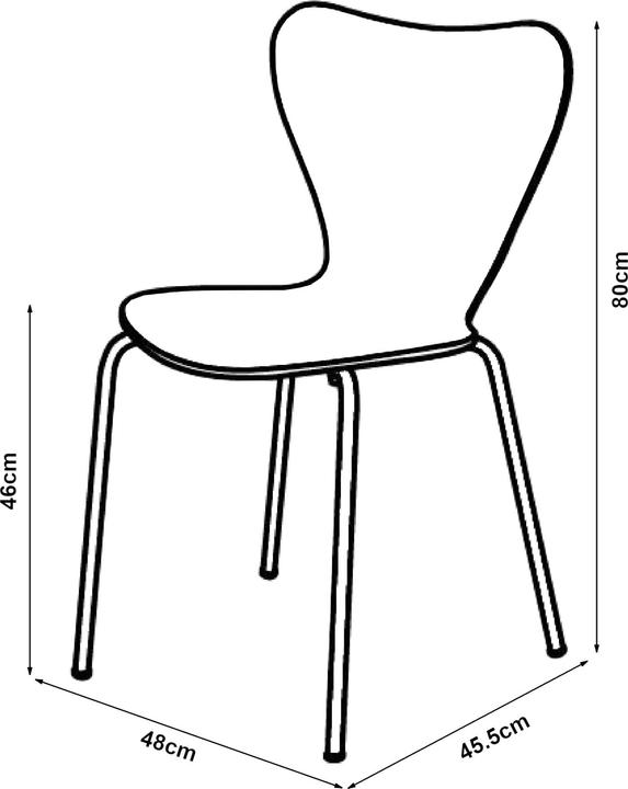 Image du produit En.Casa Esszimmerstuhl Essunga 4er Set Weiss